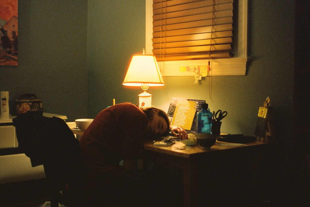 writer at desk